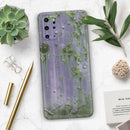 Subtle Purple Metal with Light Green Rust - Premium Vinyl Skin Decal for Samsung Galaxy S25 Ultra, S24, S23, S22 & All Galaxy S Models