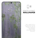 Subtle Purple Metal with Light Green Rust - Premium Vinyl Skin Decal for Samsung Galaxy S25 Ultra, S24, S23, S22 & All Galaxy S Models