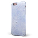 Subtle Purple Textured Marble iPhone 6/6s or 6/6s Plus 2-Piece Hybrid INK-Fuzed Case