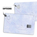 Subtle Purple Textured Marble - Premium Protective Decal Skin-Kit for the Apple Credit Card
