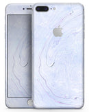 Subtle Purple Textured Marble - Skin-kit for the iPhone 8 or 8 Plus
