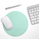 Subtle Solid Green// WaterProof Rubber Foam Backed Anti-Slip Mouse Pad for Home Work Office or Gaming Computer Desk