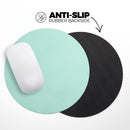 Subtle Solid Green// WaterProof Rubber Foam Backed Anti-Slip Mouse Pad for Home Work Office or Gaming Computer Desk