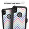 Subtle Vintage Multi-Colored Chevron Pattern - Skin Kit for the iPhone OtterBox Cases