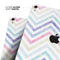 Subtle Vintage Multi-Colored Chevron Pattern - Full Body Skin Decal for the Apple iPad Pro 12.9", 11", 10.5", 9.7", Air or Mini (All Models Available)
