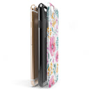 Subtle Watercolor Pink Floral iPhone 6/6s or 6/6s Plus 2-Piece Hybrid INK-Fuzed Case