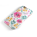 Subtle Watercolor Pink Floral iPhone 6/6s or 6/6s Plus 2-Piece Hybrid INK-Fuzed Case