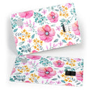 Subtle Watercolor Pink Floral - Premium Protective Decal Skin-Kit for the Apple Credit Card