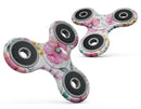 Subtle Watercolor Pink Floral Full-Body Fidget Spinner Skin-Kit