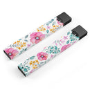 Subtle Watercolor Pink Floral - Premium Decal Protective Skin-Wrap Sticker compatible with the Juul Labs vaping device
