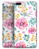 Subtle Watercolor Pink Floral - Skin-kit for the iPhone 8 or 8 Plus