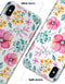 Subtle Watercolor Pink Floral - iPhone X Clipit Case