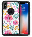 Subtle Watercolor Pink Floral - iPhone X OtterBox Case & Skin Kits