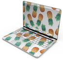 Summer Pineapple Seamless v1 - Skin Decal Wrap Kit Compatible with the Apple MacBook Pro, Pro with Touch Bar or Air (11", 12", 13", 15" & 16" - All Versions Available)