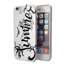 Summer Black Seagulls iPhone 6/6s or 6/6s Plus 2-Piece Hybrid INK-Fuzed Case