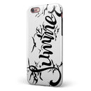 Summer Black Seagulls iPhone 6/6s or 6/6s Plus 2-Piece Hybrid INK-Fuzed Case