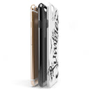 Summer Black Seagulls iPhone 6/6s or 6/6s Plus 2-Piece Hybrid INK-Fuzed Case