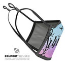 Summer Black Seagulls - Made in USA Mouth Cover Unisex Anti-Dust Cotton Blend Reusable & Washable Face Mask with Adjustable Sizing for Adult or Child