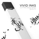 Summer Black Seagulls - Premium Decal Protective Skin-Wrap Sticker compatible with the Juul Labs vaping device