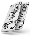 Summer Black Seagulls - Skin-kit for the iPhone 8 or 8 Plus
