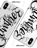 Summer Black Seagulls - iPhone X Clipit Case