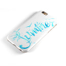 Summer Blue Watercolor Seagulls iPhone 6/6s or 6/6s Plus 2-Piece Hybrid INK-Fuzed Case