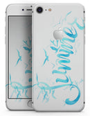 Summer Blue Watercolor Seagulls - Skin-kit for the iPhone 8 or 8 Plus