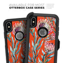 Summer Floral Coral v2 - Skin Kit for the iPhone OtterBox Cases
