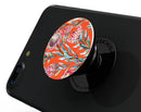 Summer Floral Coral v2 - Skin Kit for PopSockets and other Smartphone Extendable Grips & Stands