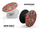 Summer Floral Coral v2 - Skin Kit for PopSockets and other Smartphone Extendable Grips & Stands