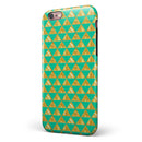 Summer Green and Gold v1 iPhone 6/6s or 6/6s Plus 2-Piece Hybrid INK-Fuzed Case