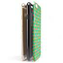 Summer Green and Gold v1 iPhone 6/6s or 6/6s Plus 2-Piece Hybrid INK-Fuzed Case