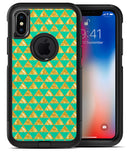 Summer Green and Gold v1 2 - iPhone X OtterBox Case & Skin Kits