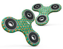 Summer Green and Gold v1 Full-Body Fidget Spinner Skin-Kit
