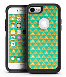 Summer Green and Gold v1 - iPhone 7 or 8 OtterBox Case & Skin Kits