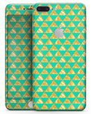 Summer Green and Gold v1 - Skin-kit for the iPhone 8 or 8 Plus