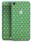Summer Green and Gold v1 - Skin-kit for the iPhone 8 or 8 Plus