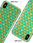 Summer Green and Gold v1 - iPhone X Clipit Case