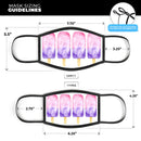 Summer Mode Ice Cream v10 - Made in USA Mouth Cover Unisex Anti-Dust Cotton Blend Reusable & Washable Face Mask with Adjustable Sizing for Adult or Child