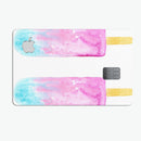 Summer Mode Ice Cream v14 - Premium Protective Decal Skin-Kit for the Apple Credit Card