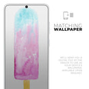 Summer Mode Ice Cream v14 - Premium Vinyl Skin Decal for Samsung Galaxy S25 Ultra, S24, S23, S22 & All Galaxy S Models