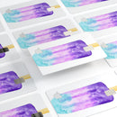 Summer Mode Ice Cream v3 - Premium Protective Decal Skin-Kit for the Apple Credit Card