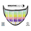 Summer Mode Ice Cream v5 - Made in USA Mouth Cover Unisex Anti-Dust Cotton Blend Reusable & Washable Face Mask with Adjustable Sizing for Adult or Child