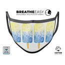 Summer Mode Ice Cream v6 - Made in USA Mouth Cover Unisex Anti-Dust Cotton Blend Reusable & Washable Face Mask with Adjustable Sizing for Adult or Child