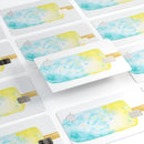 Summer Mode Ice Cream v9 - Premium Protective Decal Skin-Kit for the Apple Credit Card