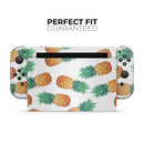 Summer Pineapple Seamless v1 // Skin Decal Wrap Kit for Nintendo Switch Console & Dock, Joy-Cons, Pro Controller, Lite, 3DS XL, 2DS XL, DSi, or Wii - Vinyl Skin Wrap for Nintendo Switch 2, OLED, Lite, Pro Controller, Wii & Classic Handhelds