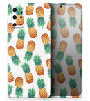 Summer Pineapple Seamless v1 - Premium Vinyl Skin Decal for Samsung Galaxy S25 Ultra, S24, S23, S22 & All Galaxy S Models