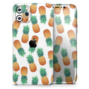 Summer Pineapple Seamless v1 - Protective Skin Wrap & Decal – Compatible with iPhone SE to iPhone 17 Pro Max (All Models)