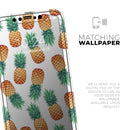 Summer Pineapple Seamless v1 - Protective Skin Wrap & Decal – Compatible with iPhone SE to iPhone 17 Pro Max (All Models)