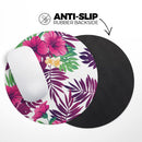 Summer Pineapple Seamless v2// WaterProof Rubber Foam Backed Anti-Slip Mouse Pad for Home Work Office or Gaming Computer Desk